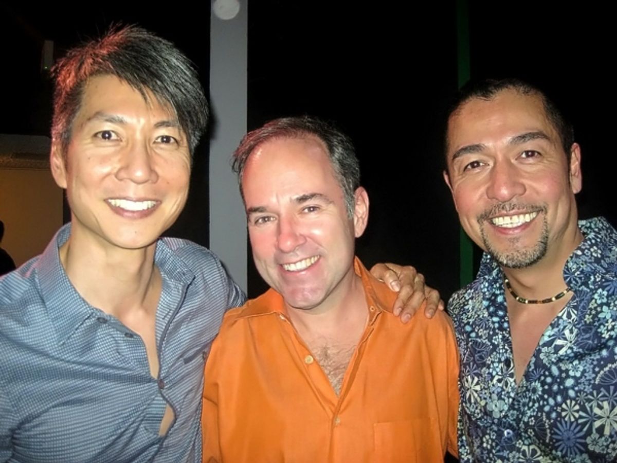 Jason Ma, Stephen Flaherty and Alan Ariano at 